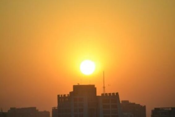 Sunrise in Ahmedabad